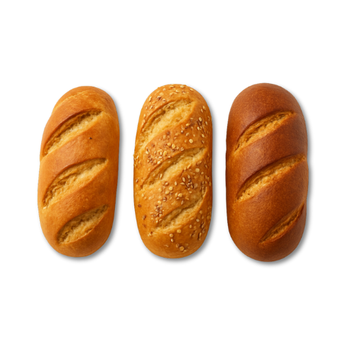 Trio de pains spéciaux