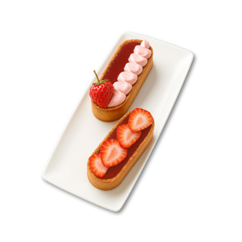 Tarte aux fraises à l'unité